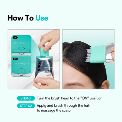 PDRN Reedle Shot Brush Hair Serum