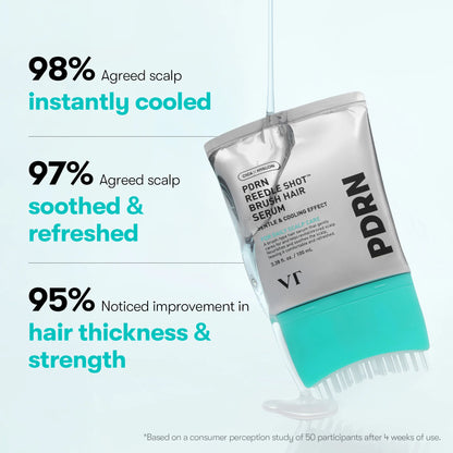 PDRN Reedle Shot Brush Hair Serum