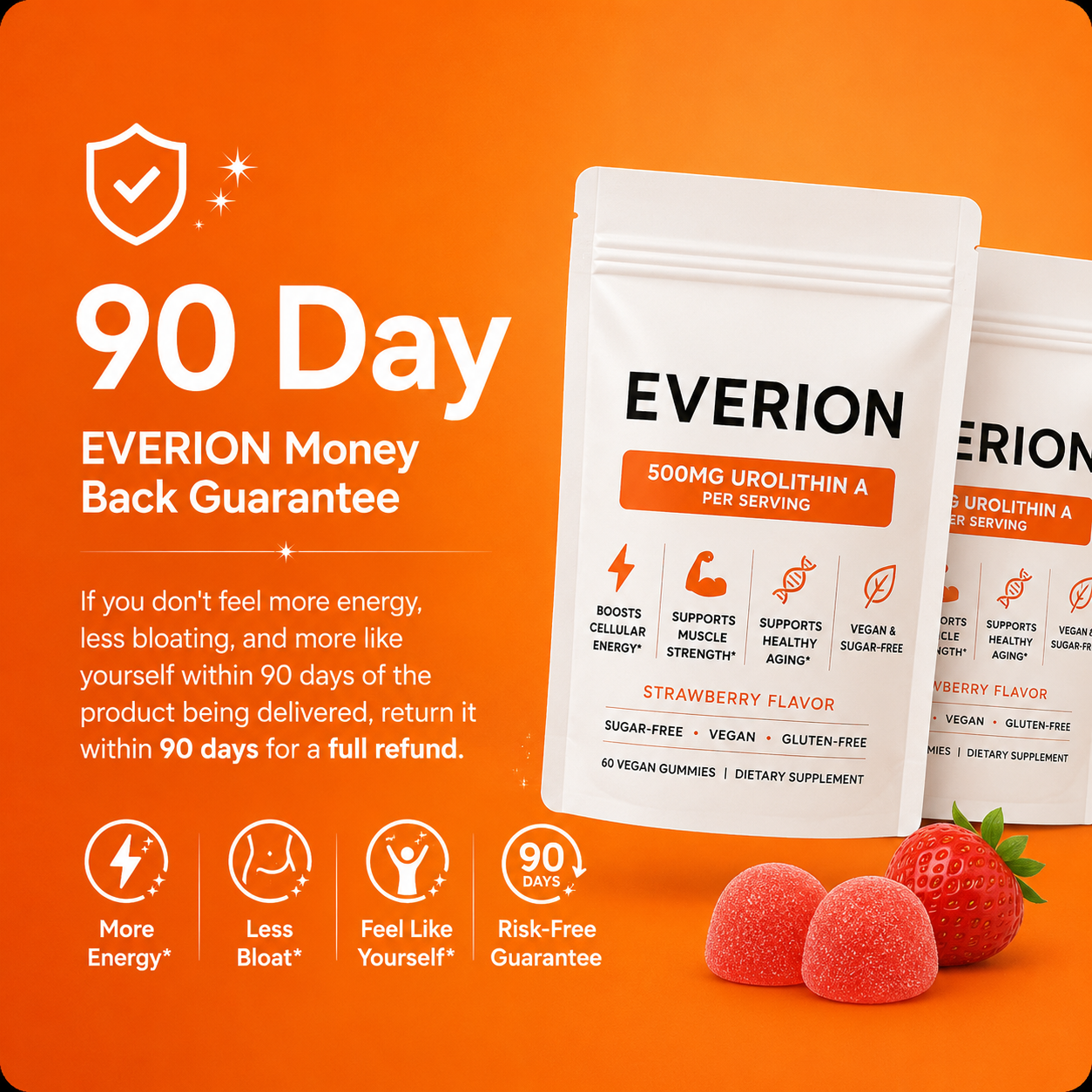 Cellular Energy Gummies - Urolithin A 500mg